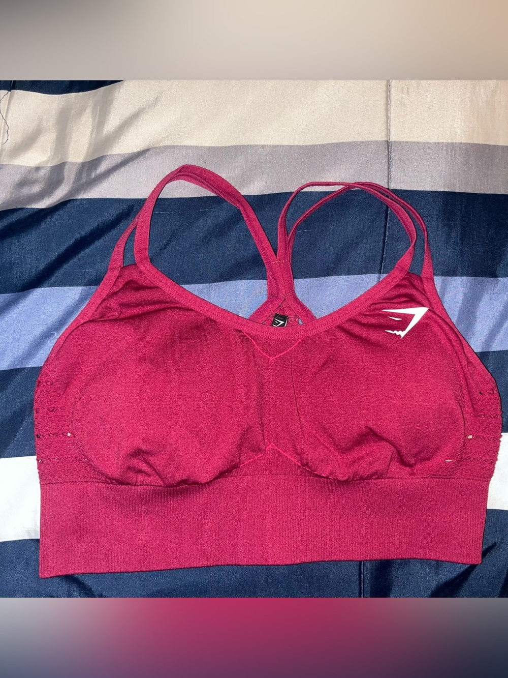 🦈 VGUC Gymshark Strappy Sports Bra - Sz Large